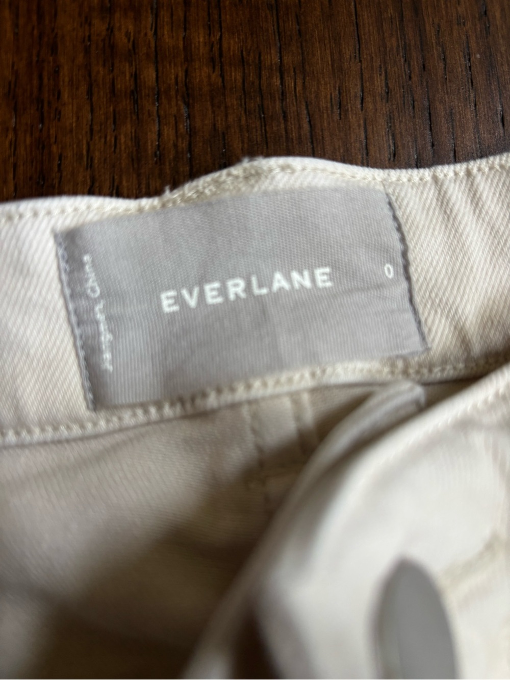 Everlane Straight Leg Crop in Sandstone - Picture 4 of 4